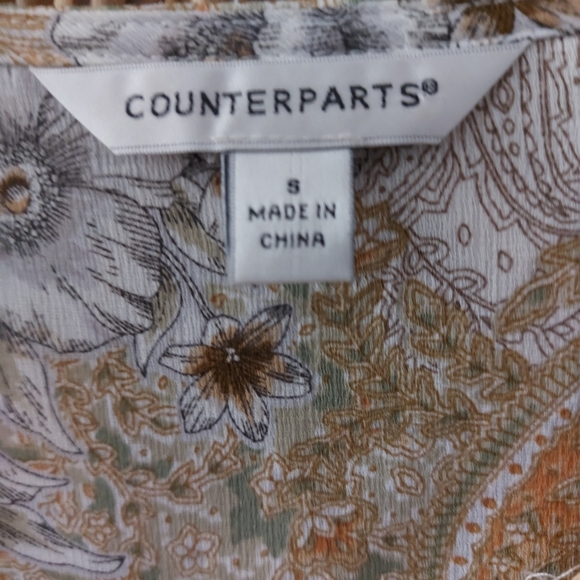 Counterparts Blouse size small - Picture 8 of 9